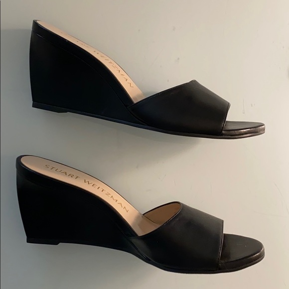 NEW Stuart Weitzman Slide Wedges - Picture 4 of 10